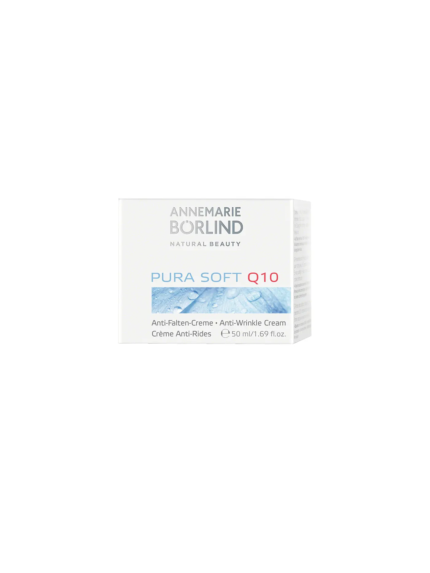 ANNEMARIE BÖRLIND | PURA SOFT Q10 - Anti-Falten-Creme 50ml | 